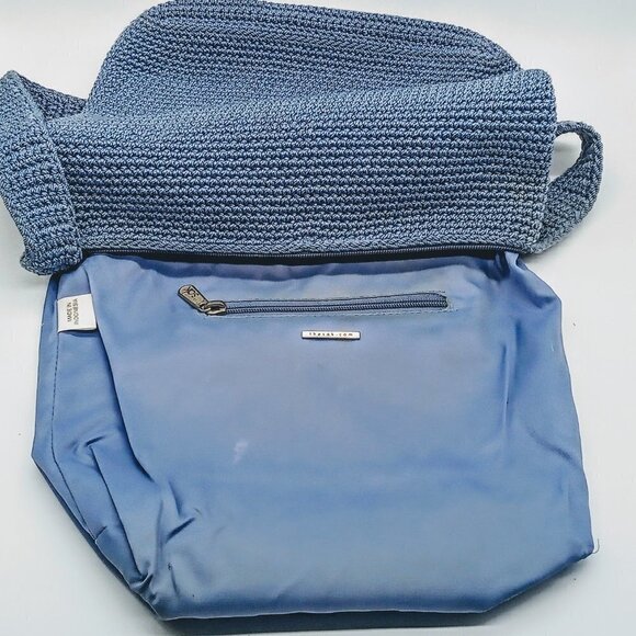 The Sak Blue Woven Bucket Bag - Picture 5 of 7